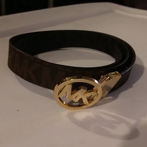Brown Reversible Michael Kors Belt